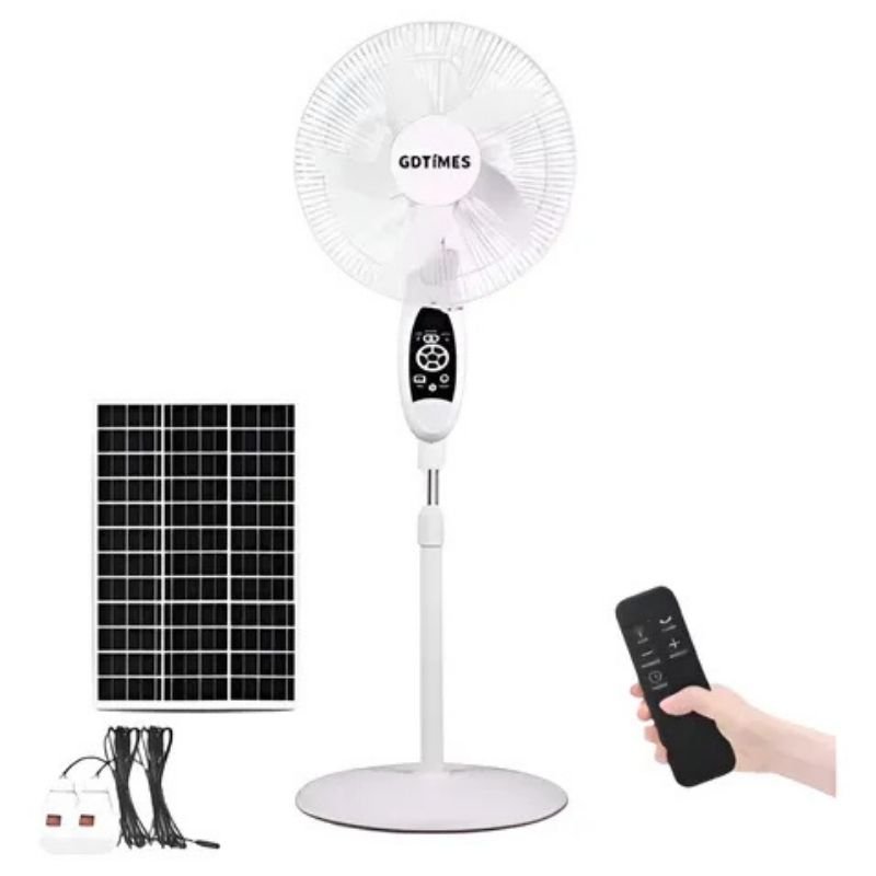 Ventilador Pie Recargable Panel Gd936s