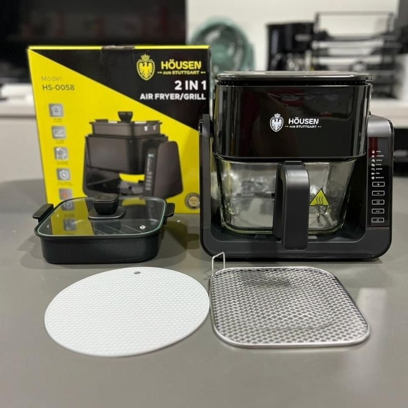 Freidora 2 En 1 Digital En Vidrio Housen - Image 3