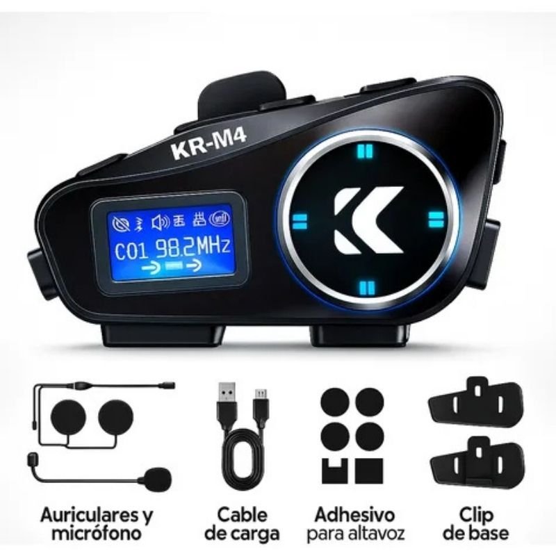 Intercomunicador Bluetooth Casco Moto M4